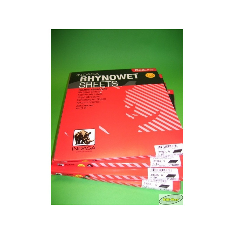Papier wodny INDASA RHYNOWET RED LINE arkusz 230x280mm P 150 - P120010szt
